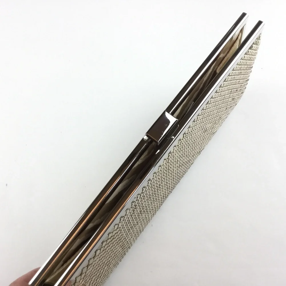 INC Metallic Mesh Clutch